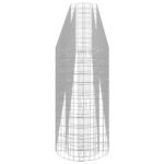 Lit surélevé à gabion Fer galvanisé 540x50x100 cm – Image 3