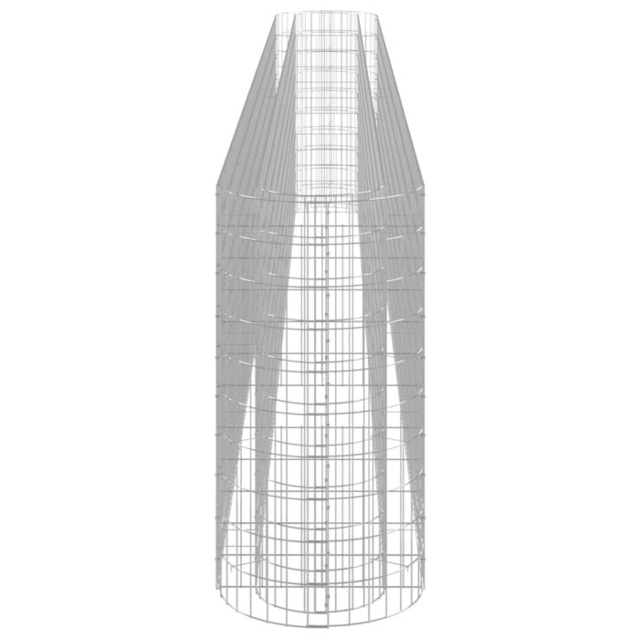 Lit surélevé à gabion Fer galvanisé 540x50x100 cm – Image 3