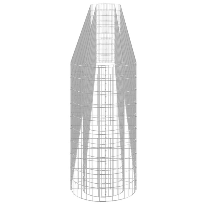 Lit surélevé à gabion Fer galvanisé 610x50x100 cm – Image 3