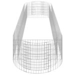 Lit surélevé à gabion Fer galvanisé 400x100x50 cm – Image 3