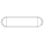 Lit surélevé à gabion Fer galvanisé 400x100x50 cm – Image 4