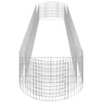 Lit surélevé à gabion Fer galvanisé 500x100x50 cm – Image 3