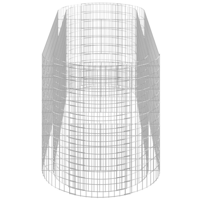 Lit surélevé à gabion Fer galvanisé 300x100x100 cm – Image 3