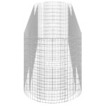 Lit surélevé à gabion Fer galvanisé 400x100x100 cm – Image 3