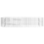 Lit surélevé à gabion Fer galvanisé 500x100x100 cm – Image 2