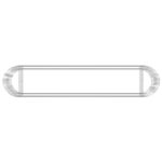 Lit surélevé à gabion Fer galvanisé 500x100x100 cm – Image 4