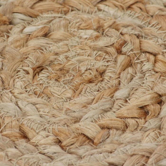 Tapis Design tressé Jute 210 cm Rond – Image 2