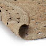 Tapis Design tressé Jute 210 cm Rond – Image 4