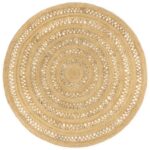 Tapis fait à la main Jute tressée 180 cm