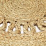 Tapis fait à la main Jute tressée 210 cm – Image 4