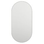 Miroir avec éclairage LED 80x40 cm Verre Ovale – Image 2