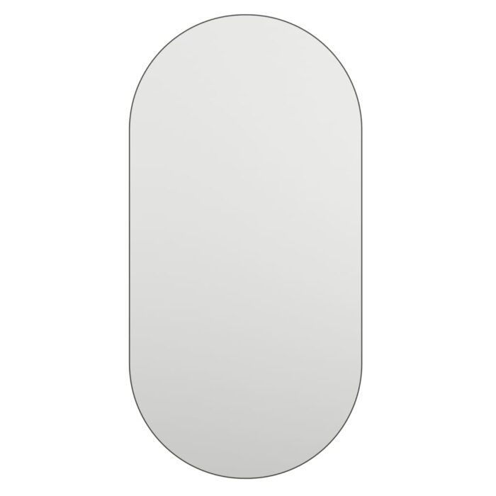 Miroir avec éclairage LED 80x40 cm Verre Ovale – Image 2