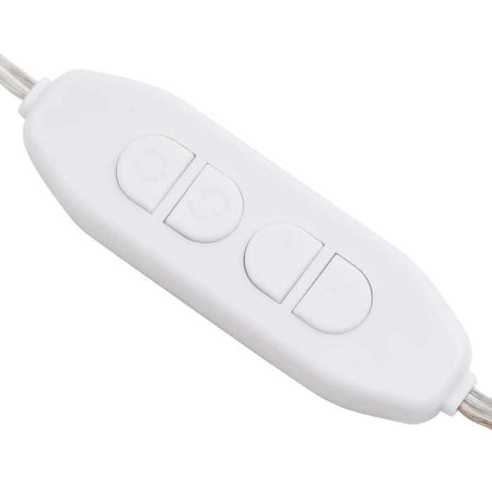 Miroir avec éclairage LED 90x45 cm Verre Arche – Image 7