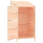 Remise de jardin 55x52x112 cm Bois de sapin solide – Image 2