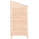 Remise de jardin 102x52x112 cm Bois de sapin solide – Image 3