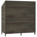 Remise de jardin Anthracite 102x52x112 cm Bois de sapin solide – Image 4