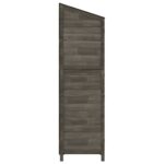 Remise de jardin Anthracite 55x52x174,5 cm Bois de sapin solide – Image 3