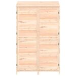 Remise de jardin 102x52x174,5 cm Bois de sapin solide – Image 2