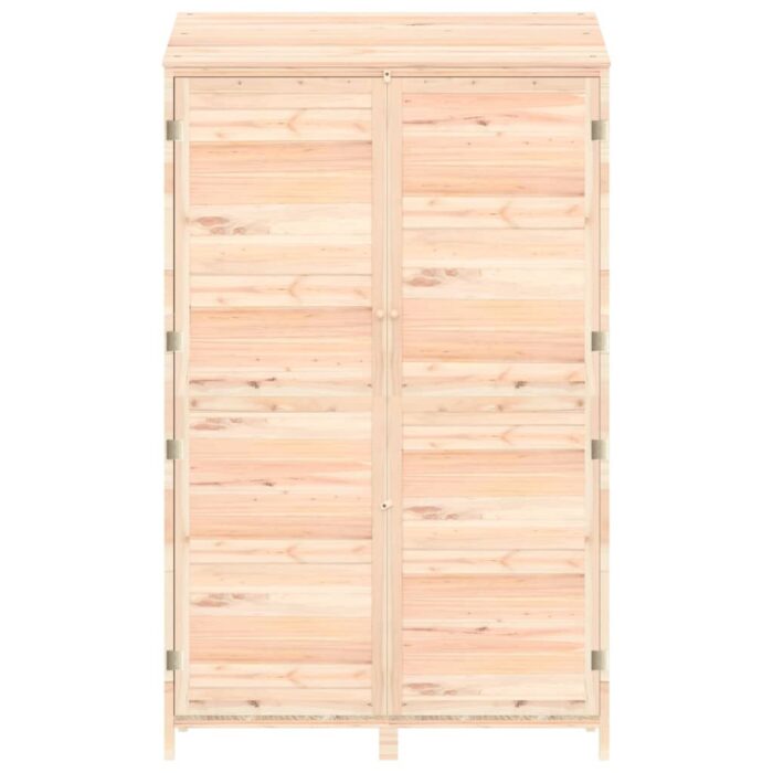 Remise de jardin 102x52x174,5 cm Bois de sapin solide – Image 2