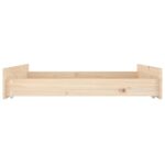 Tiroirs de lit 2 pcs bois de pin massif – Image 3