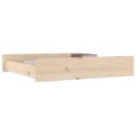 Tiroirs de lit 2 pcs bois de pin massif – Image 4