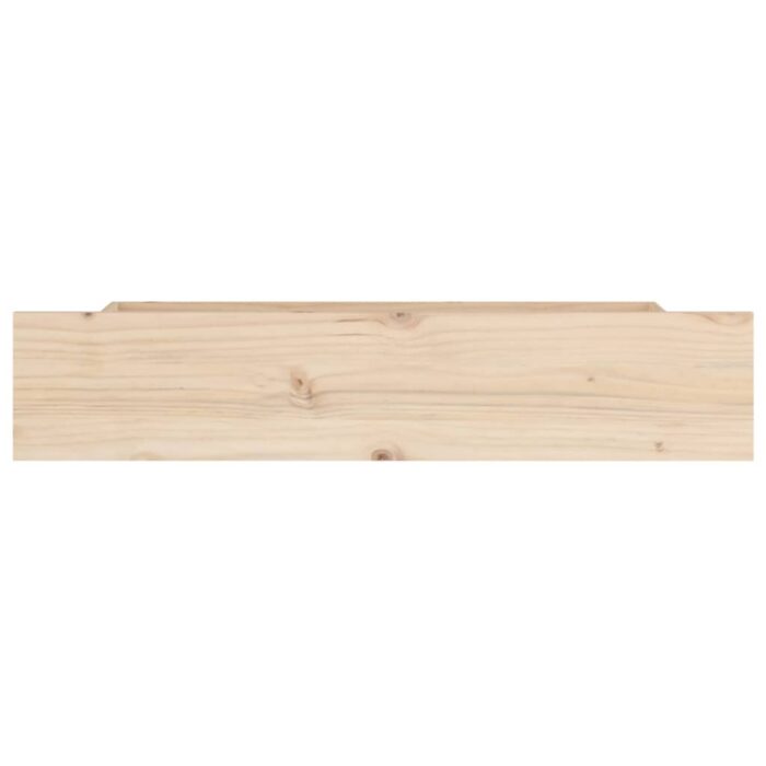Tiroirs de lit 4 pcs Bois de pin massif – Image 2