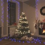 Guirlande LED avec 600 LED Bleu 60 m PVC