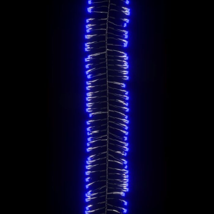 Guirlande lumineuse à LED groupées 400 LED Bleu 7,4 m PVC – Image 2