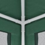 Tente de fête avec 4 parois latérales en maille Vert 3x6 m PEHD – Image 4