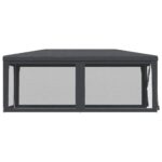 Tente de fête avec 6 parois latérales en maille Anthracite 3x6m – Image 2