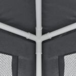Tente de fête avec 6 parois latérales en maille Anthracite 3x6m – Image 4