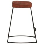 Tabourets de bar Gavin lot de 2 45x38x53cm bois massif manguier – Image 3