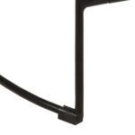 Tabourets de bar Gavin lot de 2 45x38x53cm bois massif manguier – Image 6