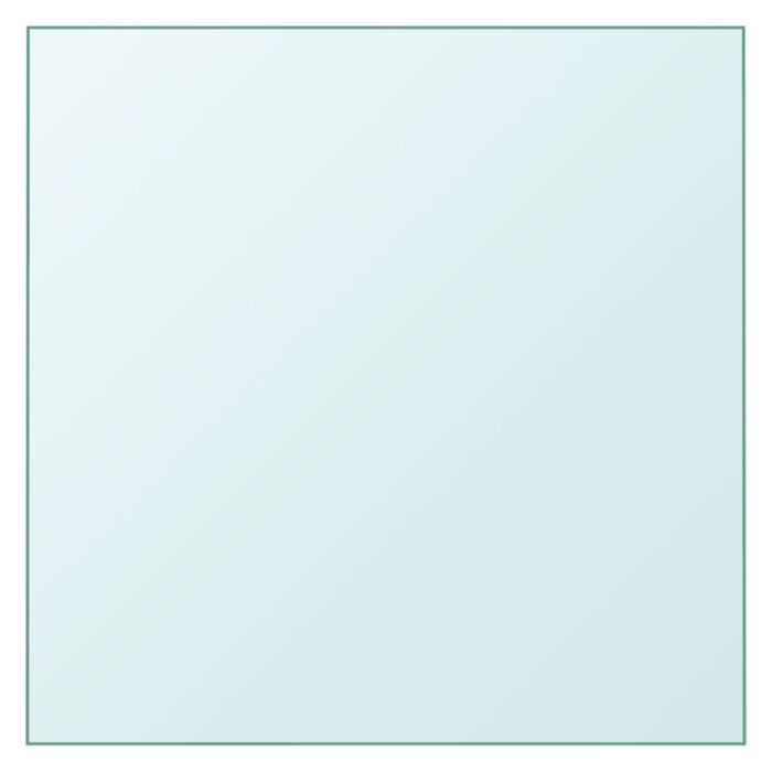 Dessus de table Transparent 30x30 cm Verre trempé – Image 1
