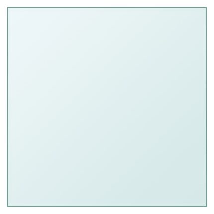 Dessus de table Transparent 50x50 cm Verre trempé