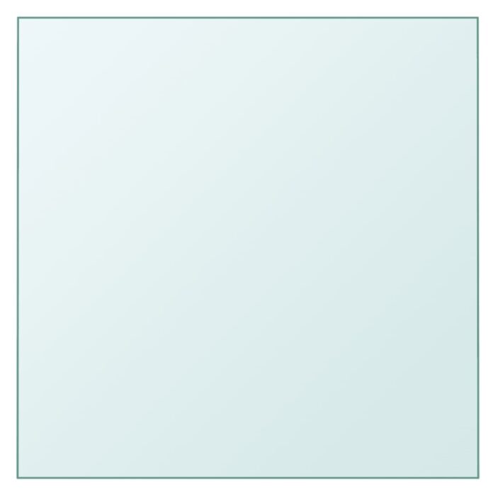 Dessus de table Transparent 60x60 cm Verre trempé – Image 1