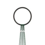 Sapin de Noël sur mât de drapeau 108 LED Blanc chaud 180 cm – Image 6