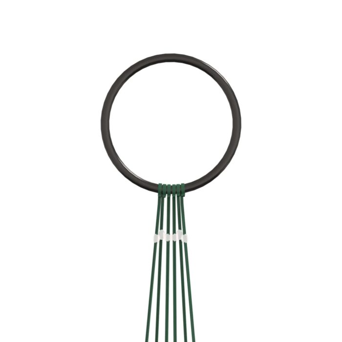 Sapin de Noël sur mât de drapeau 108 LED Blanc chaud 180 cm – Image 6