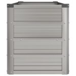 Lit surélevé de jardin rouillé 100x40x45 cm acier corten – Image 3