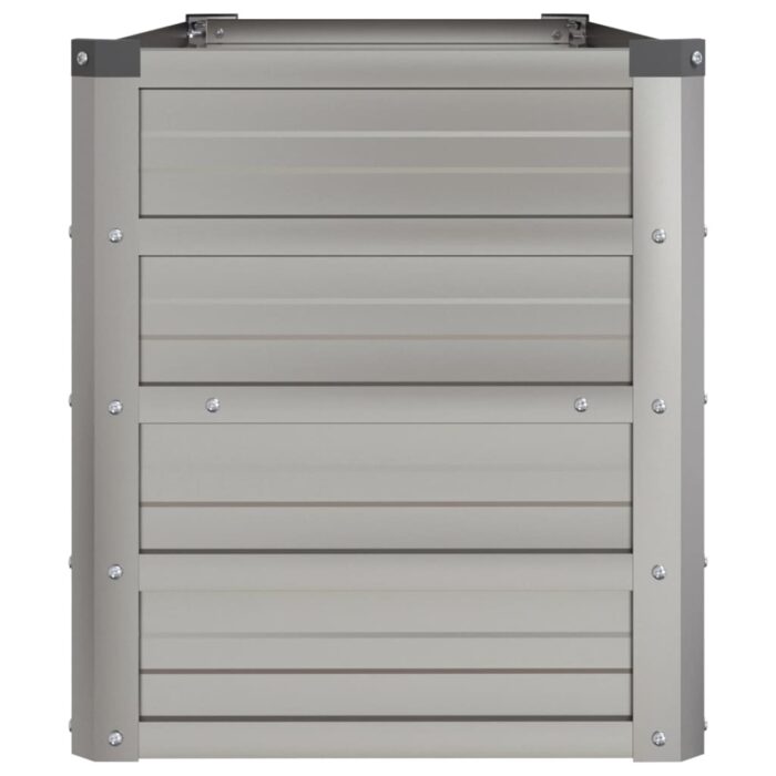 Lit surélevé de jardin rouillé 100x40x45 cm acier corten – Image 3