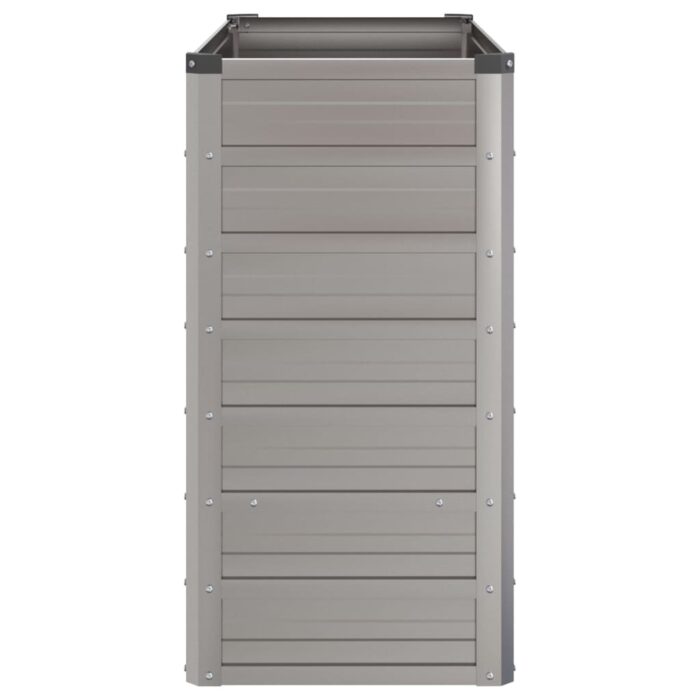 Lit surélevé de jardin rouillé 100x40x77 cm acier corten – Image 3