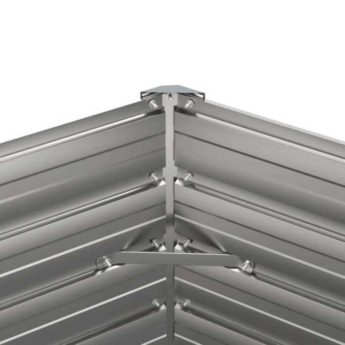 Lit surélevé de jardin rouillé 100x40x77 cm acier corten – Image 4