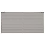 Lit surélevé de jardin rouillé 160x80x77 cm acier corten – Image 2