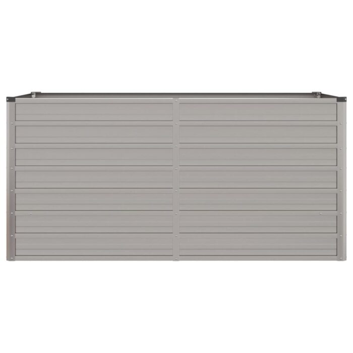 Lit surélevé de jardin rouillé 160x80x77 cm acier corten – Image 2