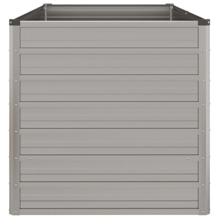 Lit surélevé de jardin rouillé 160x80x77 cm acier corten – Image 3