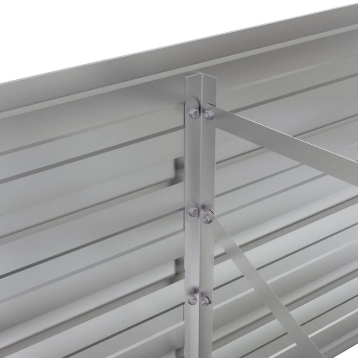 Lit surélevé de jardin rouillé 160x80x77 cm acier corten – Image 5