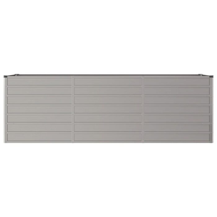 Lit surélevé de jardin rouillé 240x80x77 cm acier corten – Image 2