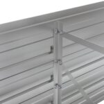 Lit surélevé de jardin rouillé 240x80x77 cm acier corten – Image 5
