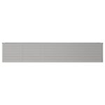 Lit surélevé de jardin rouillé 400x80x77 cm acier corten – Image 2