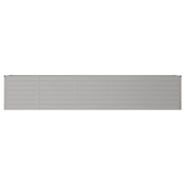 Lit surélevé de jardin rouillé 400x80x77 cm acier corten – Image 2
